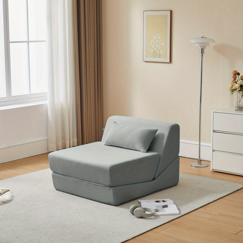 Three in One Folding Sofa, Convertible Bed, Easy to Carry Outdoors, Suitable for Living Room, Bedroom, Lounge, Outdoor