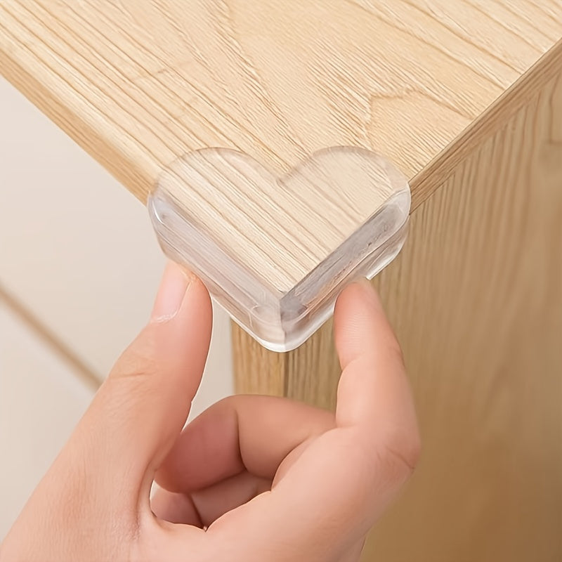 Clear Table Corner Guards - Transparent Edge Protectors, Non-Slip Furniture Pads, Scratch & Impact Protection, Easy Installation for Tables, Desks, Cabinets - Home\u002FOffice Use, Home Safety, Minimalist Guard, Smooth Finish, Anticollision Pad, Pet Owner