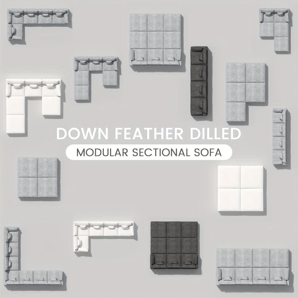 Modern Minimalist Modular Sofa Modern Minimalist Modular Sofa - 82.68\