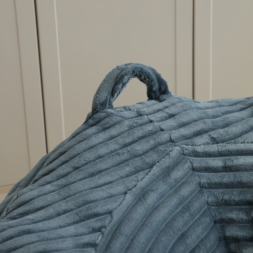 Lazy Sofa, Bean Bag Couch, Corduroy Fabric Large Chair With Filler, Stuffed Big Accent Sofa Lounge Floor Sofa For Gaming, Reading Living Room Bedroom Office