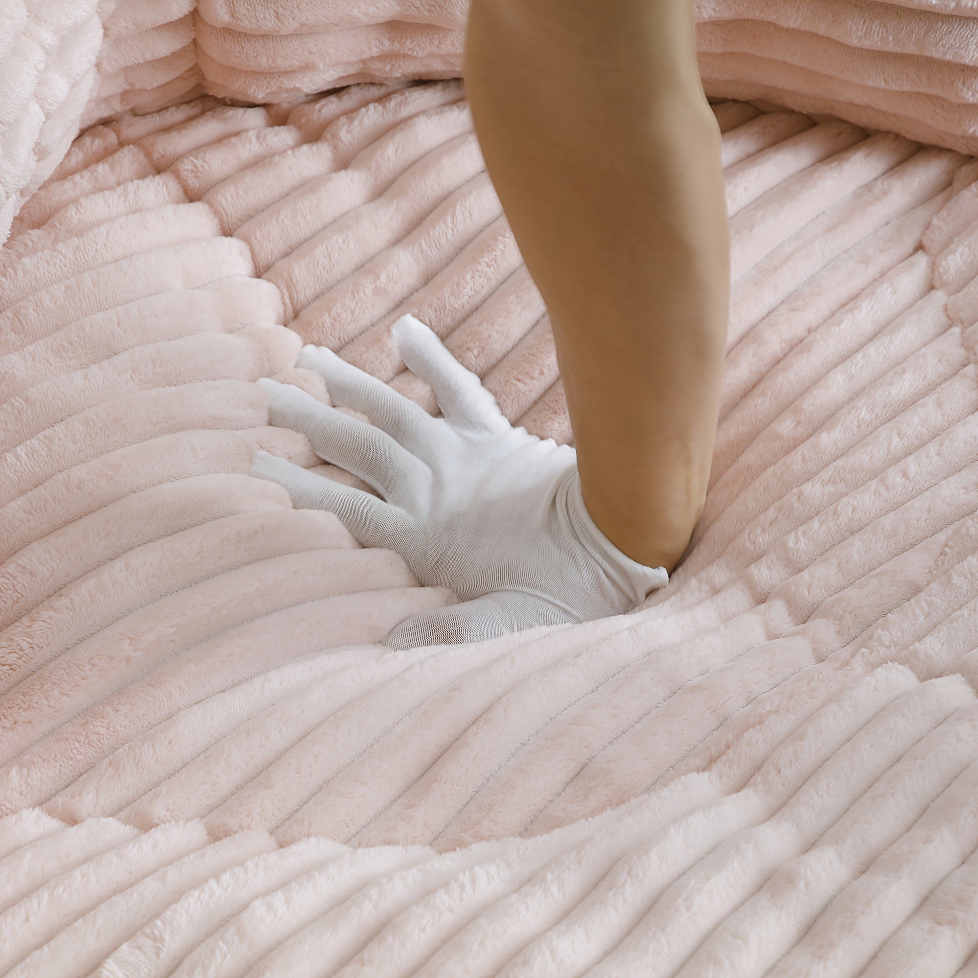 Lazy Sofa, Bean Bag Couch, Corduroy Fabric Large Chair With Filler, Stuffed Big Accent Sofa Lounge Floor Sofa For Gaming, Reading Living Room Bedroom Office