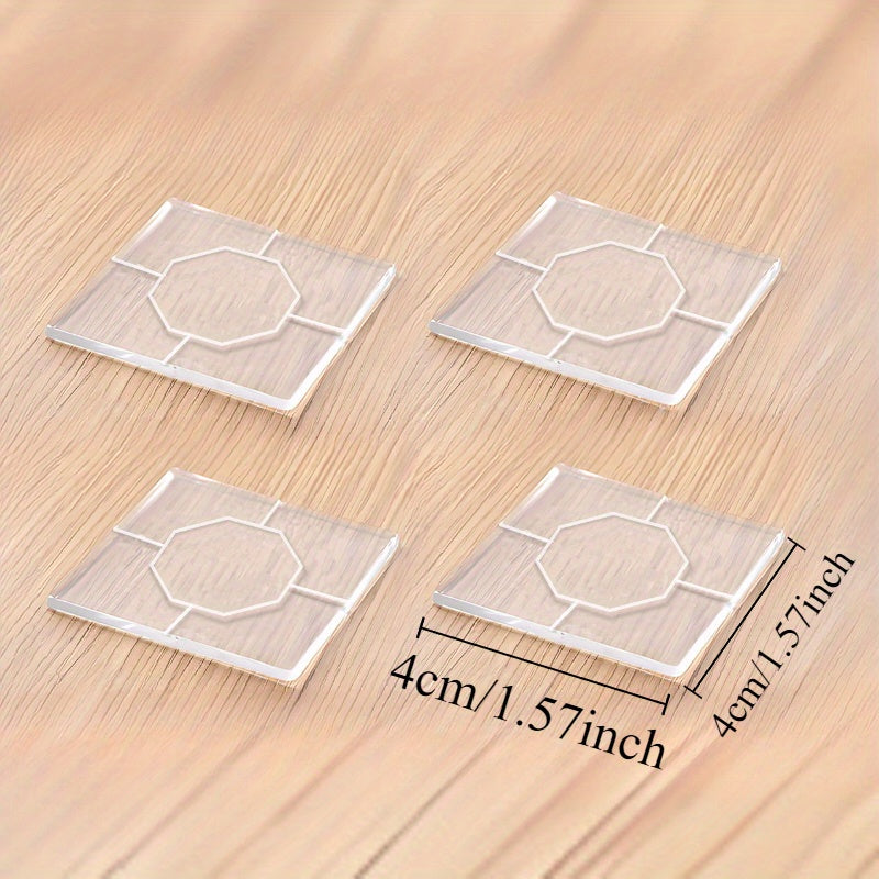 4pcs\u002Fset Furniture Foot Pad Table Leg Sofa Foot Paste Piece Table Corner Bed Corner Bed Leg Mute Pad