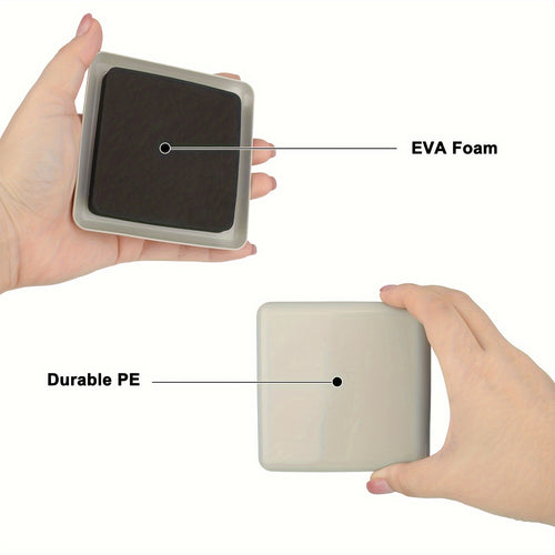 12pcs Furniture Foot Pads, 3.5inch Felt Furniture Sliders, Reusable Furniture Movers, for Carpet, Hardwood, Laminate, Tile