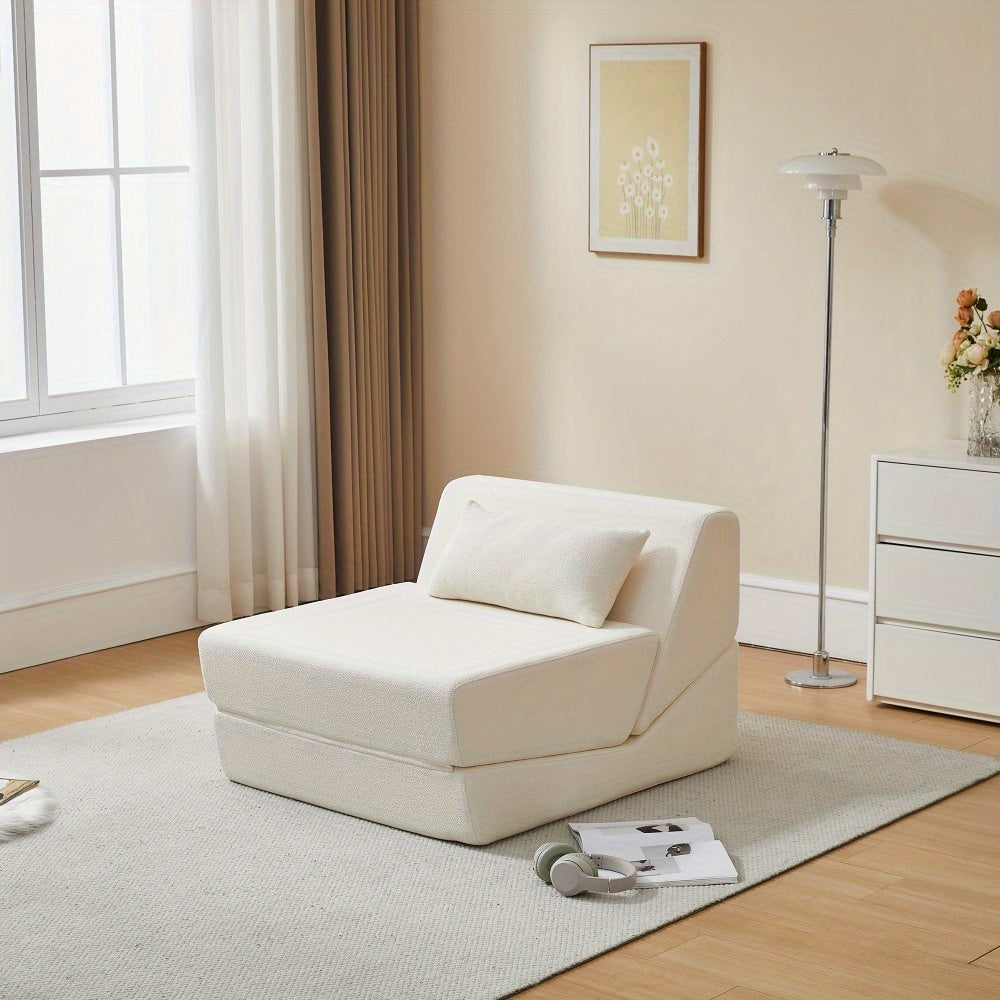 Three in One Folding Sofa, Convertible Bed, Easy to Carry Outdoors, Suitable for Living Room, Bedroom, Lounge, Outdoor