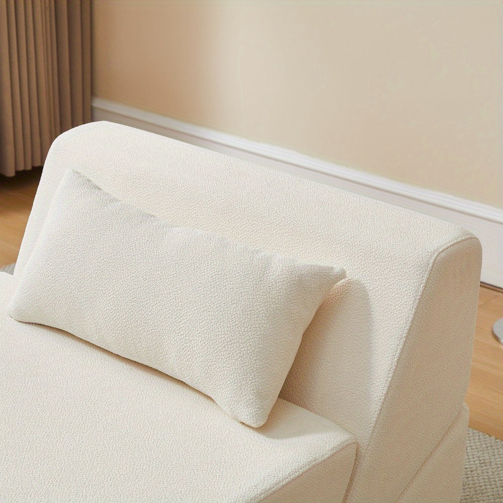 Three in One Folding Sofa, Convertible Bed, Easy to Carry Outdoors, Suitable for Living Room, Bedroom, Lounge, Outdoor